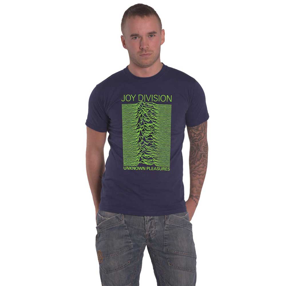 Official Joy Division T Shirt Unknown Pleasures Closer Logo Official Unisex - Picture 18 of 47