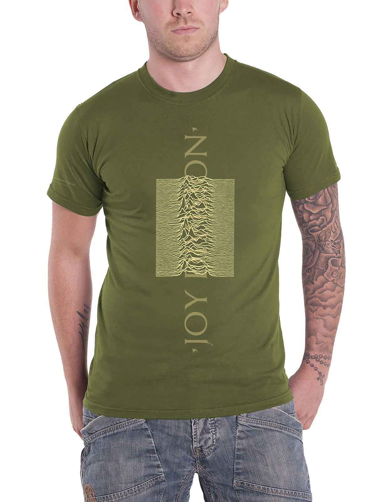 Official Joy Division T Shirt Unknown Pleasures Closer Logo Official Unisex - Picture 2 of 47