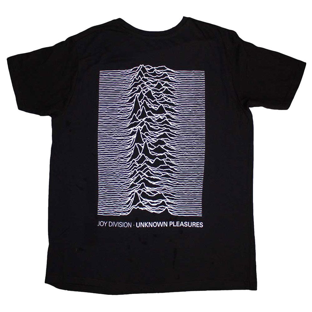 Official Joy Division T Shirt Unknown Pleasures Closer Logo Official Unisex - Picture 25 of 47