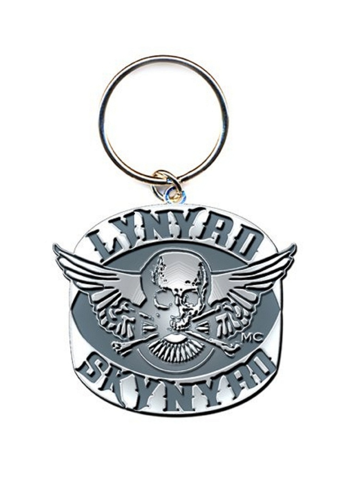 lynyrd skynyrd keyring keychain classic band logo new official