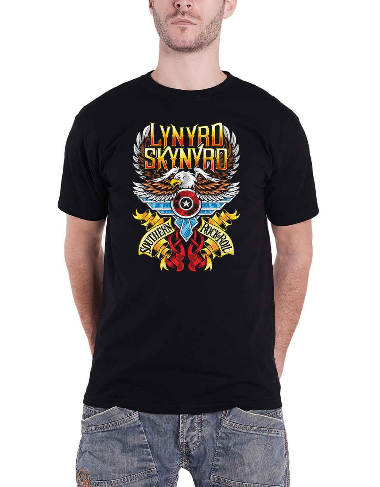 Official Lynyrd Skynyrd T Shirt Freebird 73 Wings Southern Rock Band Logo New - Picture 16 of 19