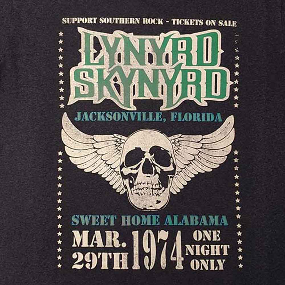 Official Lynyrd Skynyrd T Shirt Freebird 73 Wings Southern Rock Band Logo New - Picture 15 of 19