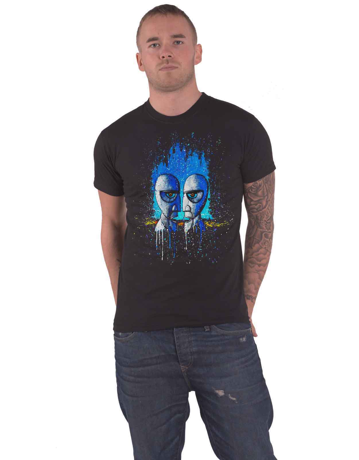 Official Pink Floyd Portsmouth 1972 T-Shirt – Men's Black, Band Logo, Commemorative Concert Tee, 100% Cotton