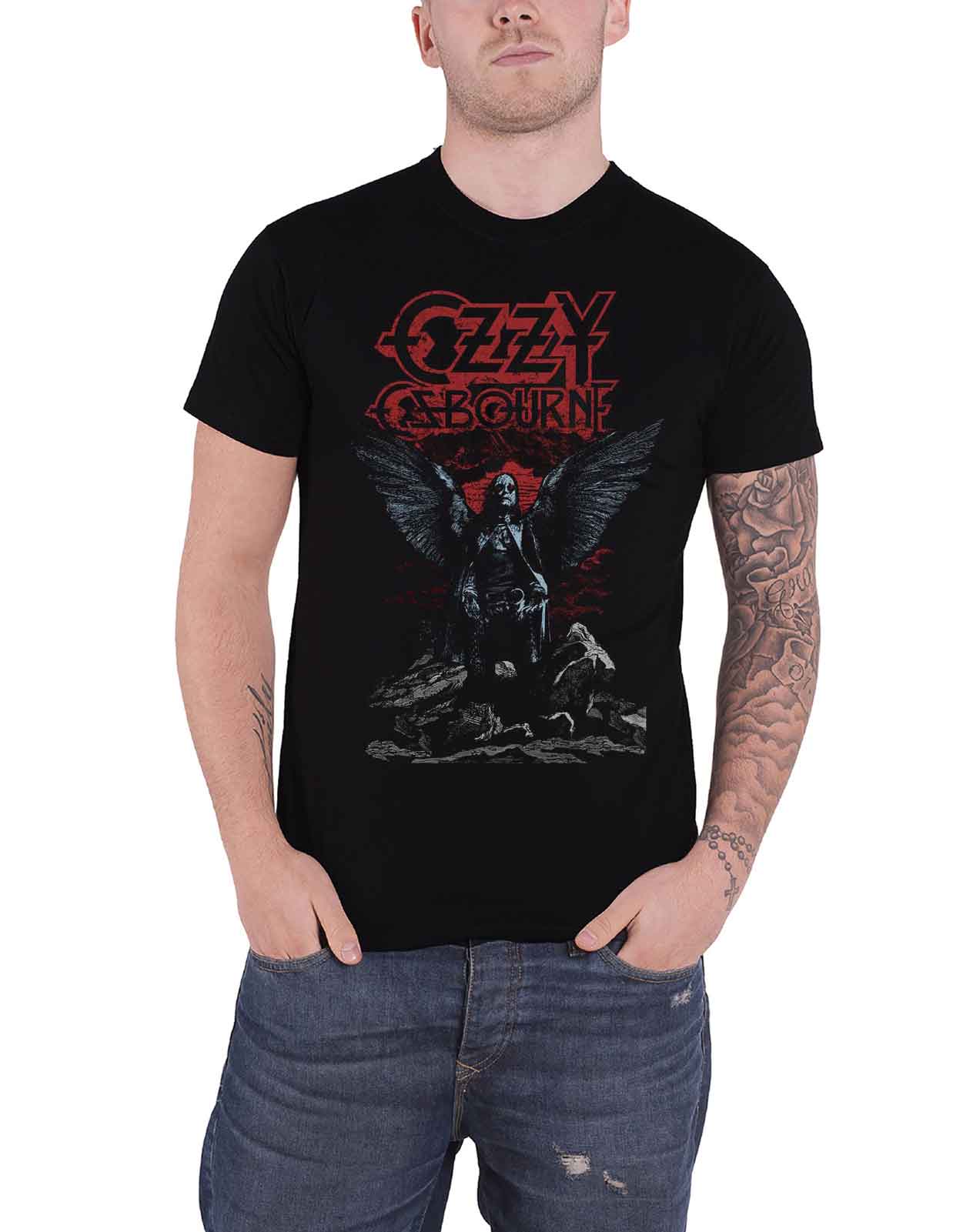 Ozzy Osbourne T Shirt Official Bark At The Moon logo Blizzard Of Ozz New Mens - Picture 2 of 47