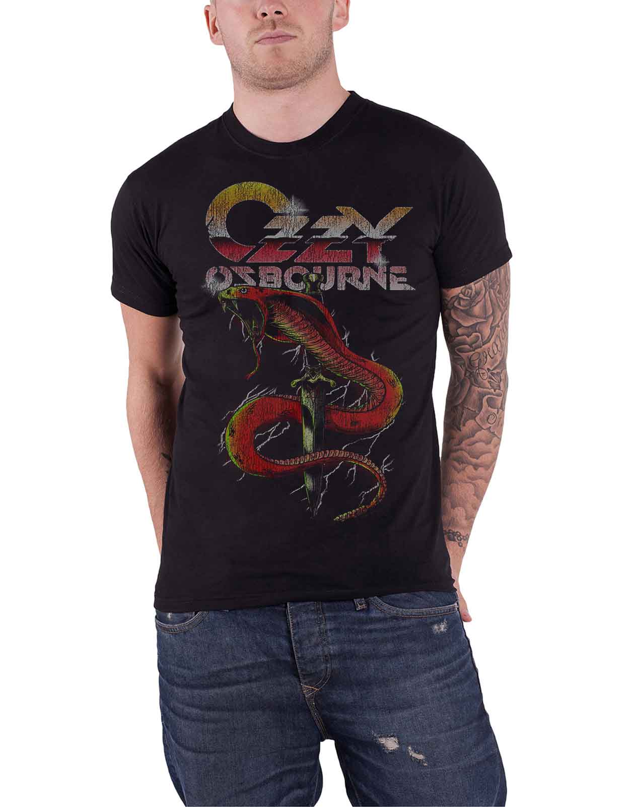 Ozzy Osbourne T Shirt Official Bark At The Moon logo Blizzard Of Ozz New Mens - Picture 42 of 47