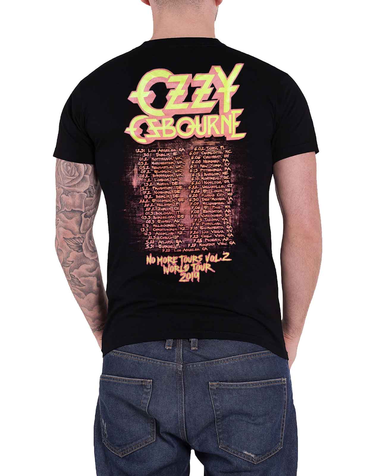 Ozzy Osbourne T Shirt Official Bark At The Moon logo Blizzard Of Ozz New Mens - Picture 25 of 47