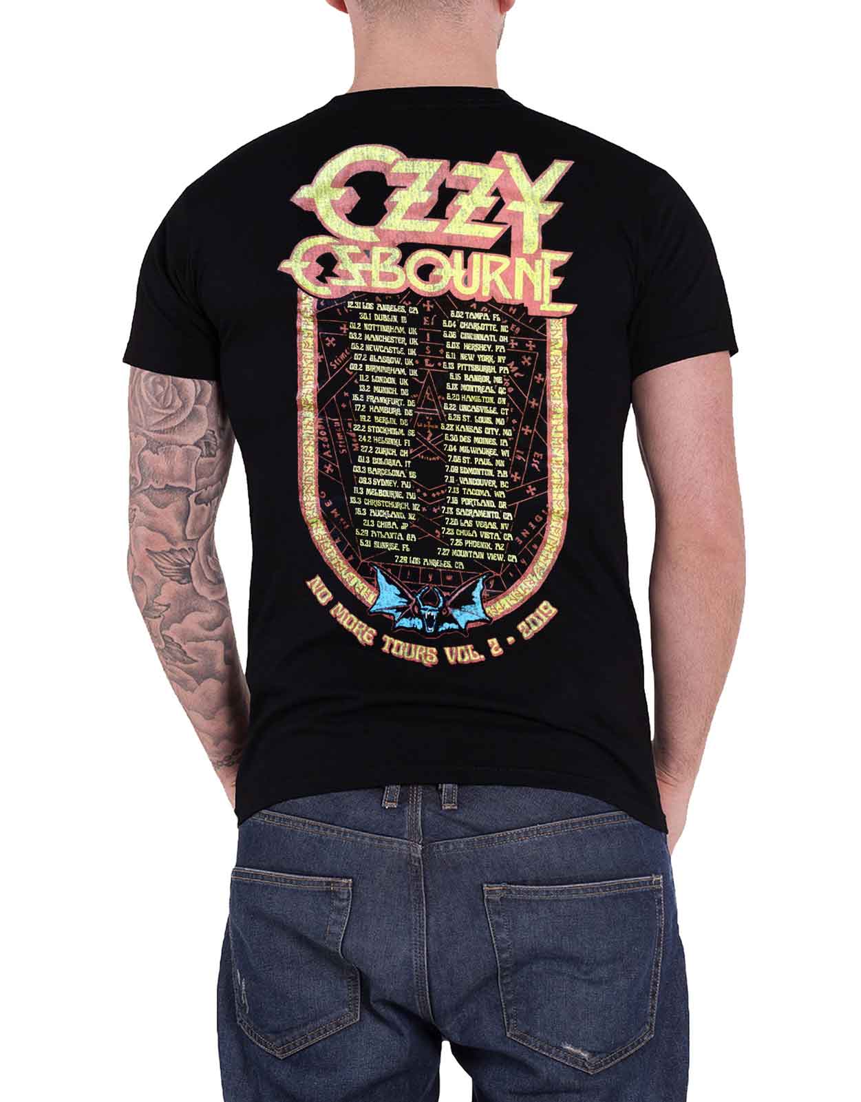 Ozzy Osbourne T Shirt Official Bark At The Moon logo Blizzard Of Ozz New Mens - Picture 23 of 47