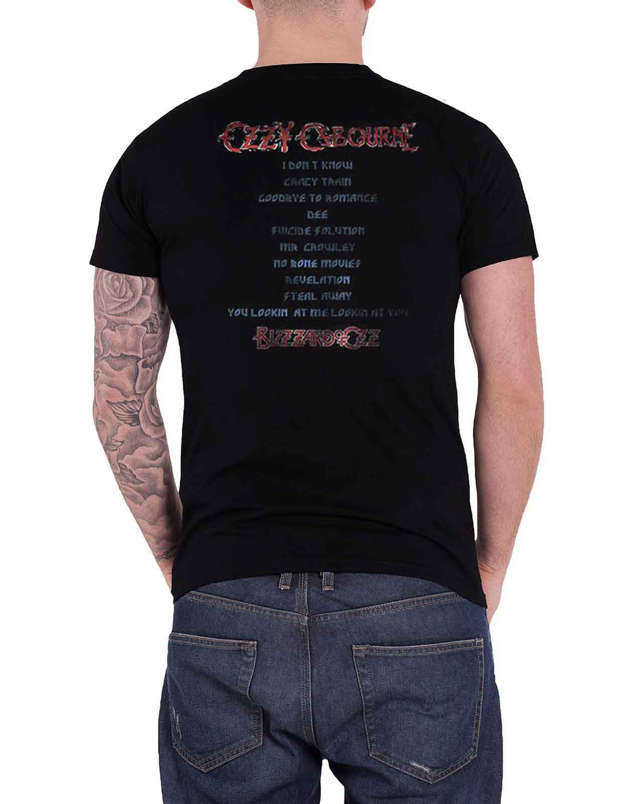 Ozzy Osbourne T Shirt Official Bark At The Moon logo Blizzard Of Ozz New Mens - Picture 13 of 47