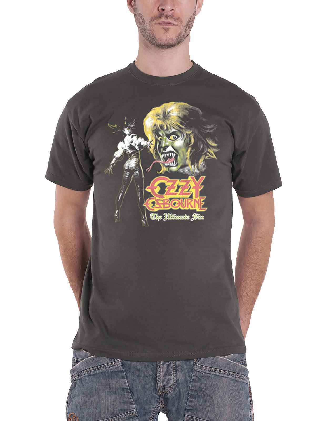 Ozzy Osbourne T Shirt Official Bark At The Moon logo Blizzard Of Ozz New Mens - Picture 28 of 47