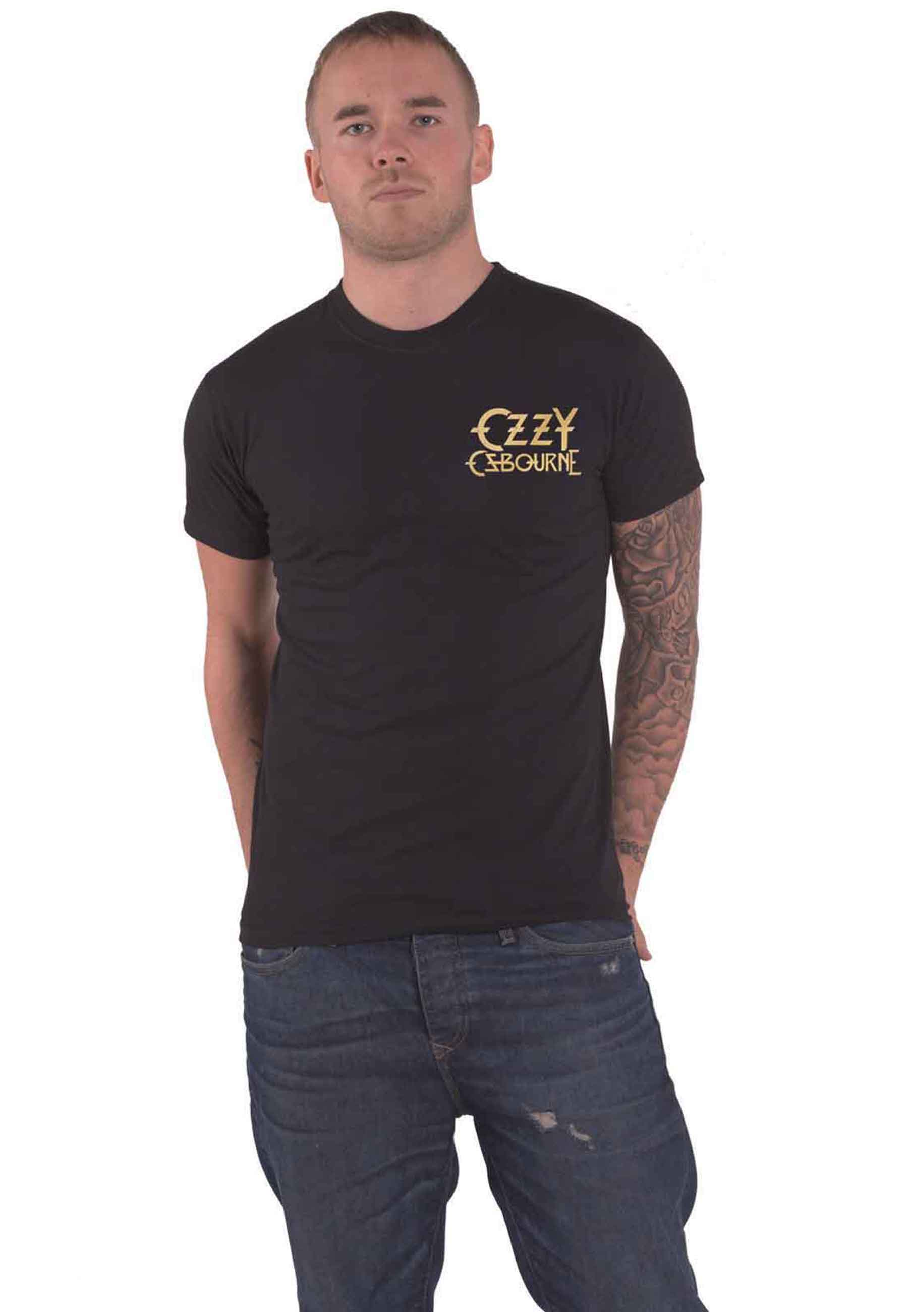 Ozzy Osbourne T Shirt Official Bark At The Moon logo Blizzard Of Ozz New Mens - Picture 26 of 47
