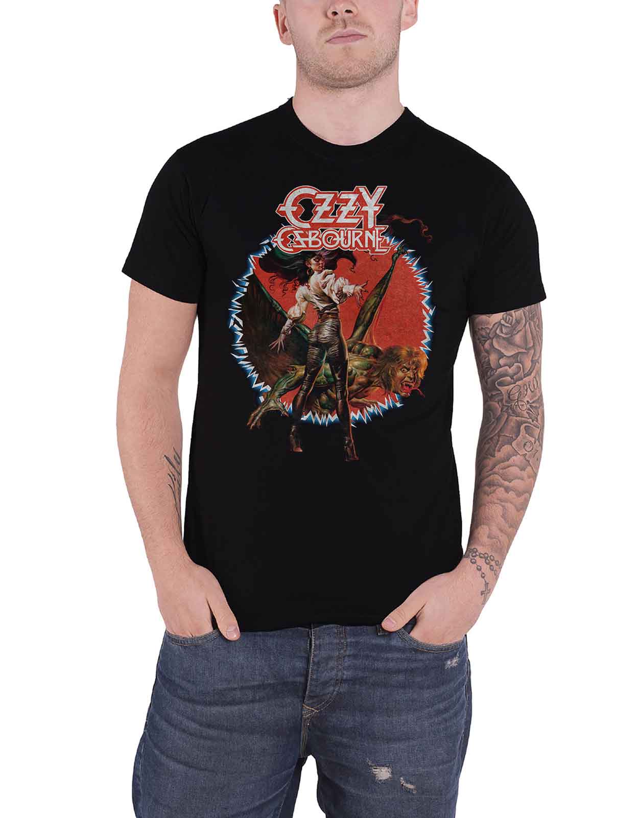 Ozzy Osbourne T Shirt Official Bark At The Moon logo Blizzard Of Ozz New Mens - Picture 38 of 47