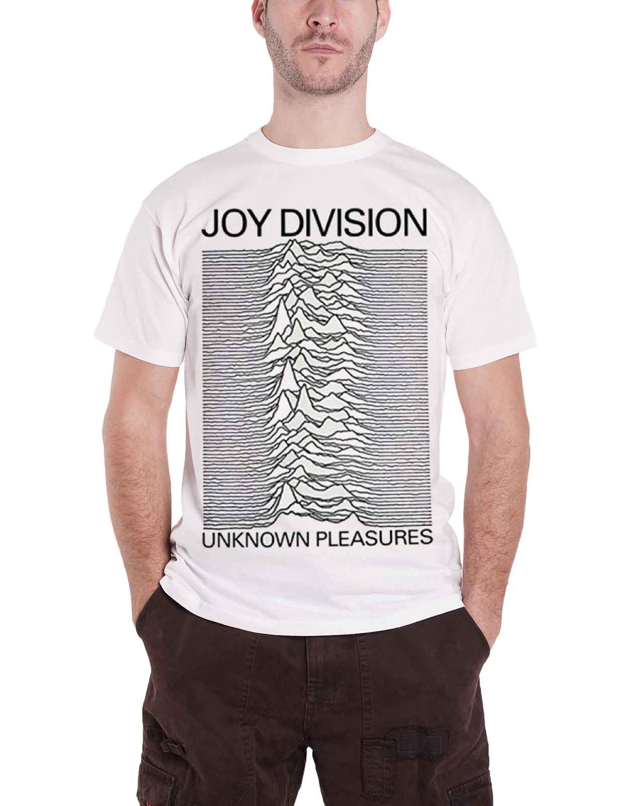 Official Joy Division T Shirt Unknown Pleasures Closer Logo Official Unisex - Picture 40 of 47
