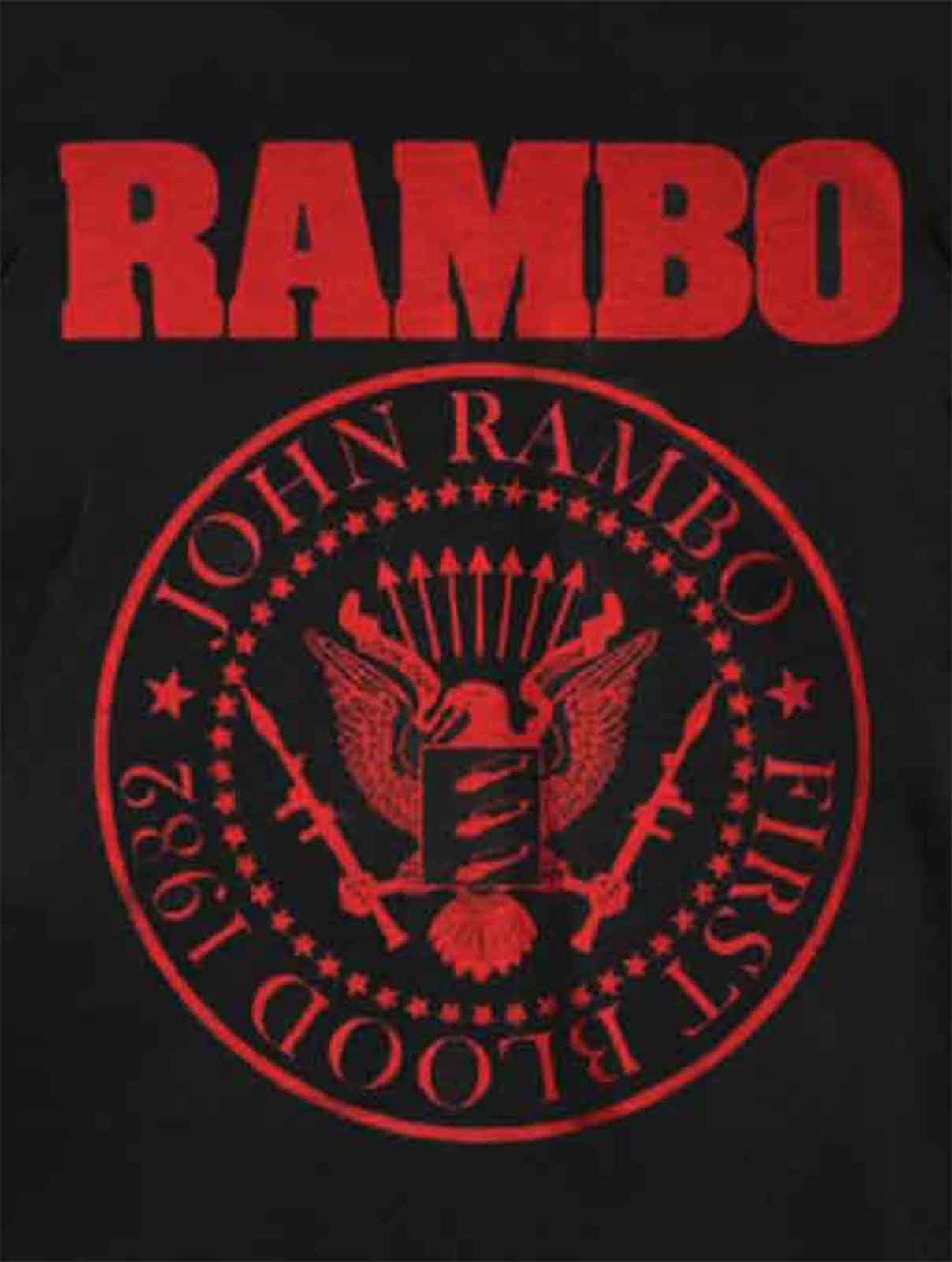 NEW MENS T-SHIRT First Blood 1982 Rambo