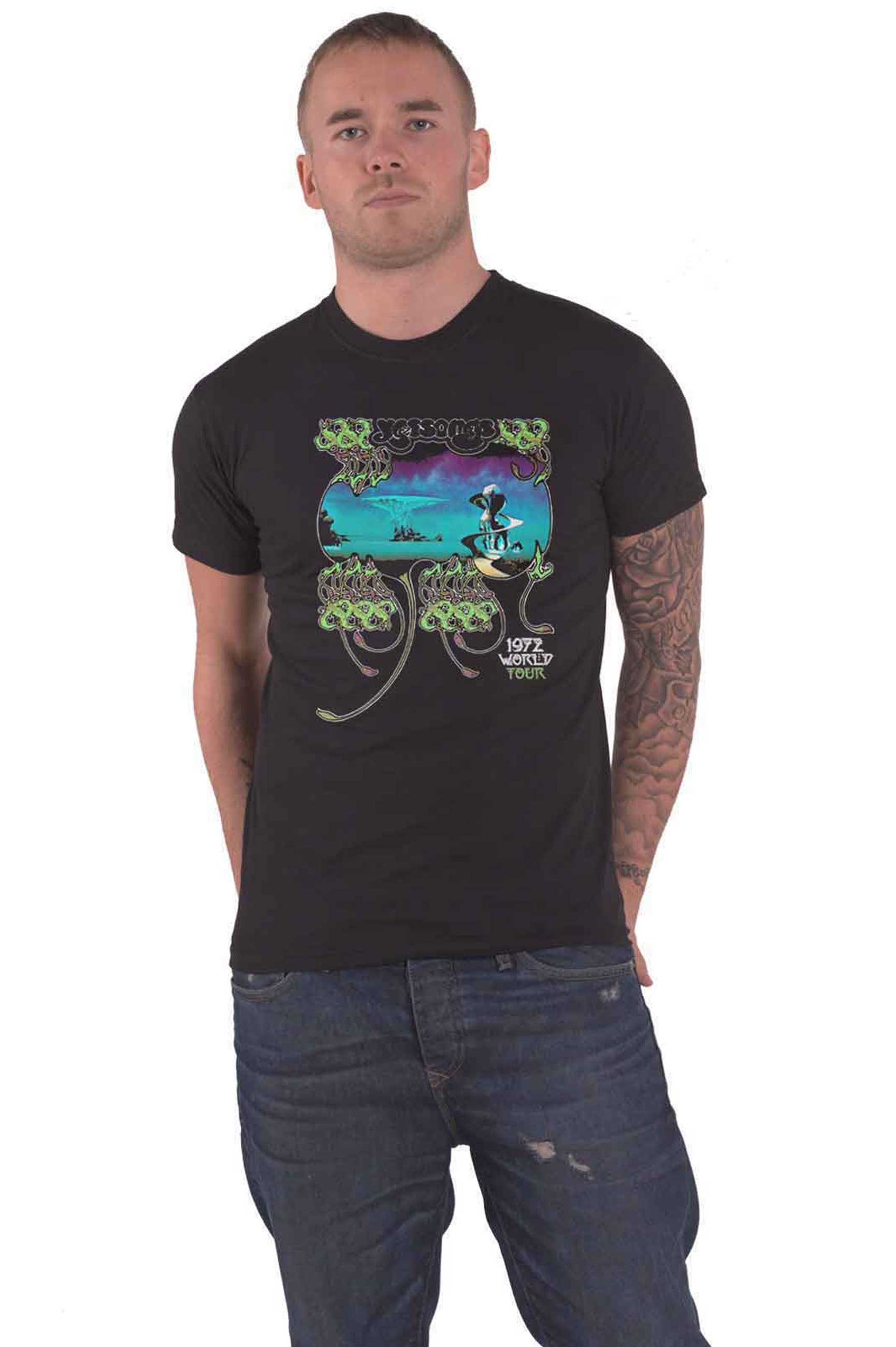Official Yes T Shirt Fragile Band Logo Close To The Edge New Mens - Picture 28 of 29