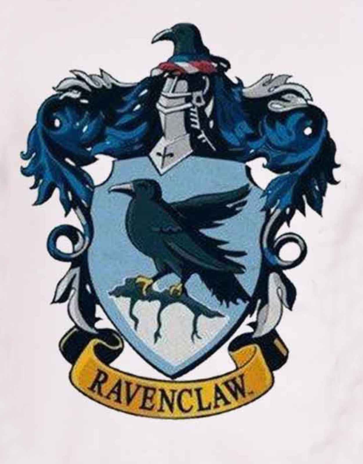 Harry Potter T Shirt Ravenclaw Crest logo new Official mens white | eBay