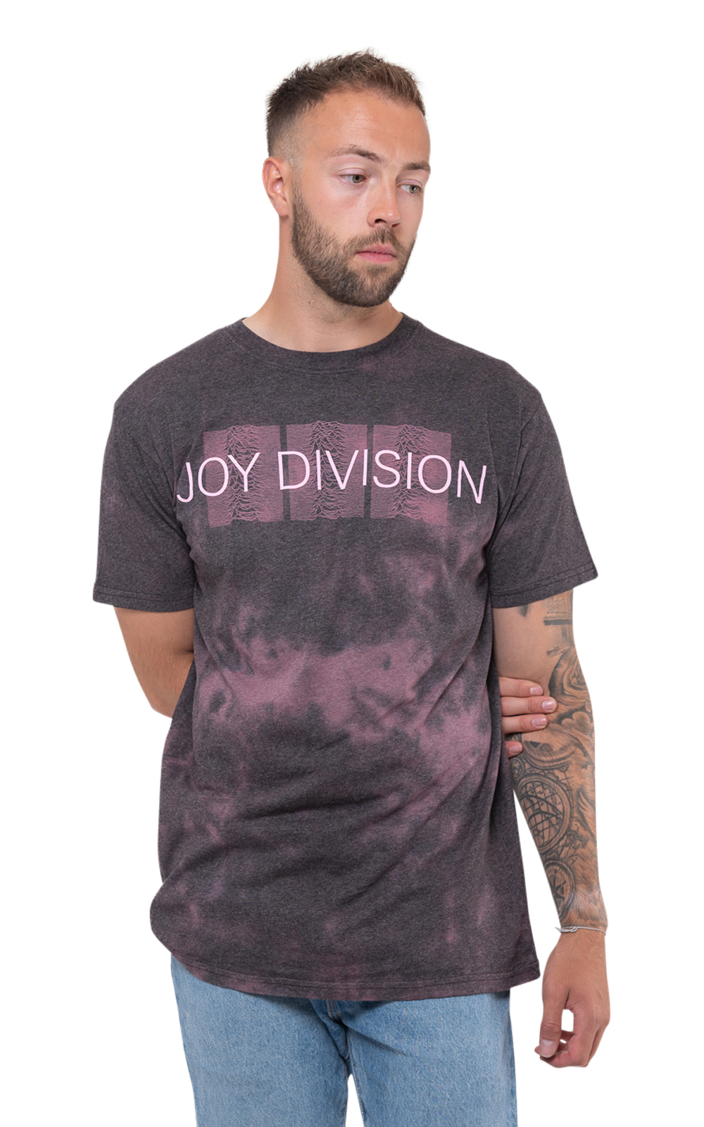 Official Joy Division T Shirt Unknown Pleasures Closer Logo Official Unisex - Picture 28 of 47