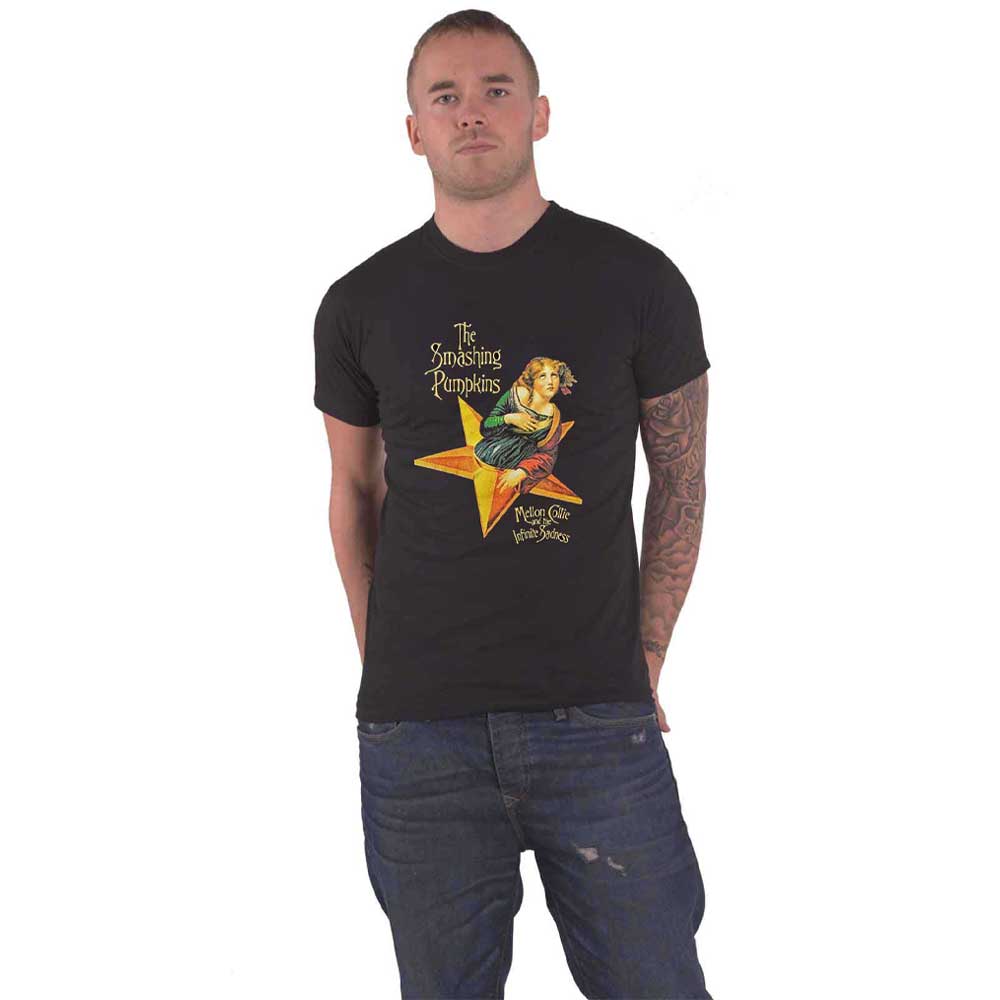 Official Smashing Pumpkins T Shirt Mellon Collie Siamese Dream Band Logo Mens - Picture 12 of 24