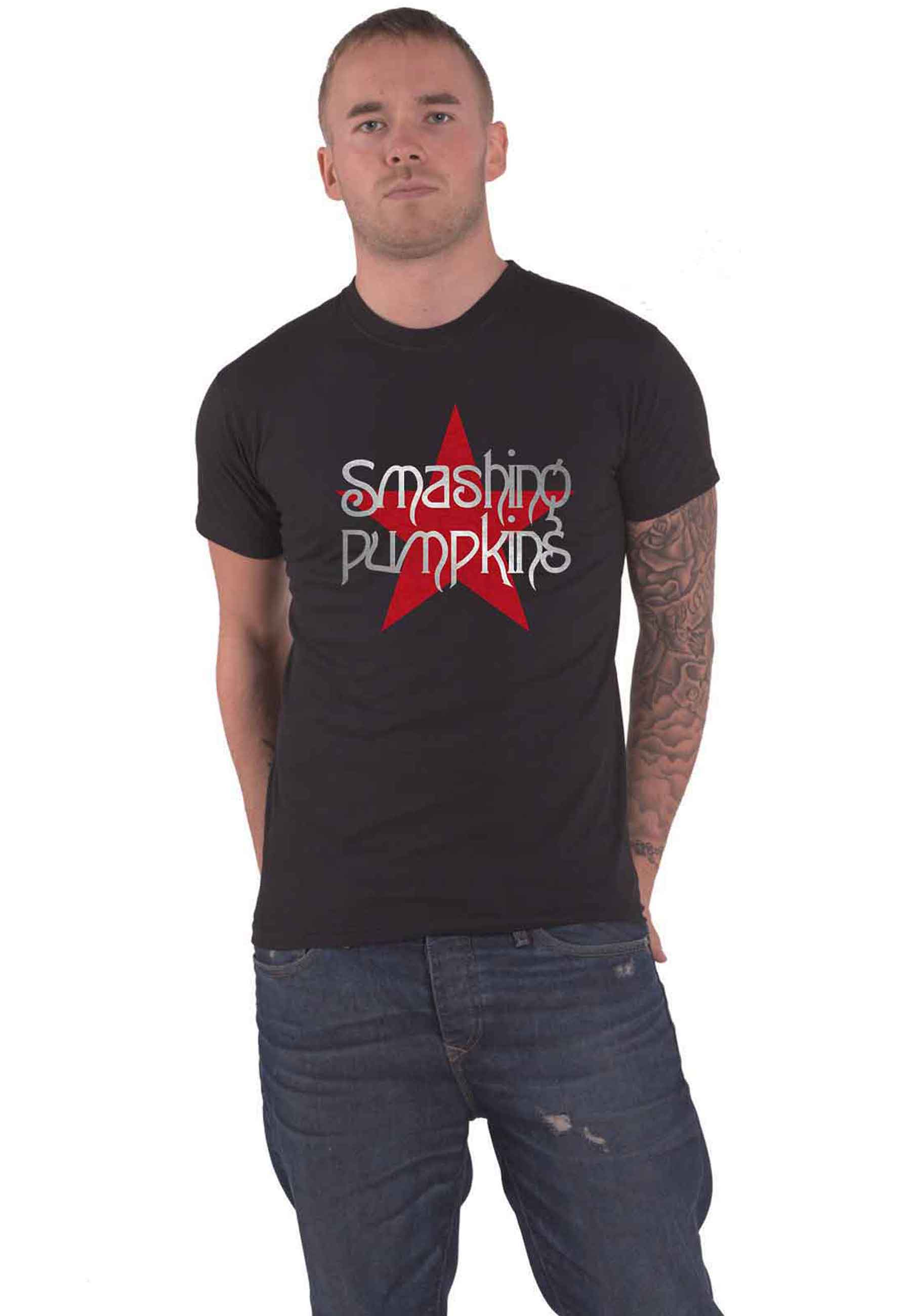 Official Smashing Pumpkins T Shirt Mellon Collie Siamese Dream Band Logo Mens - Picture 21 of 24