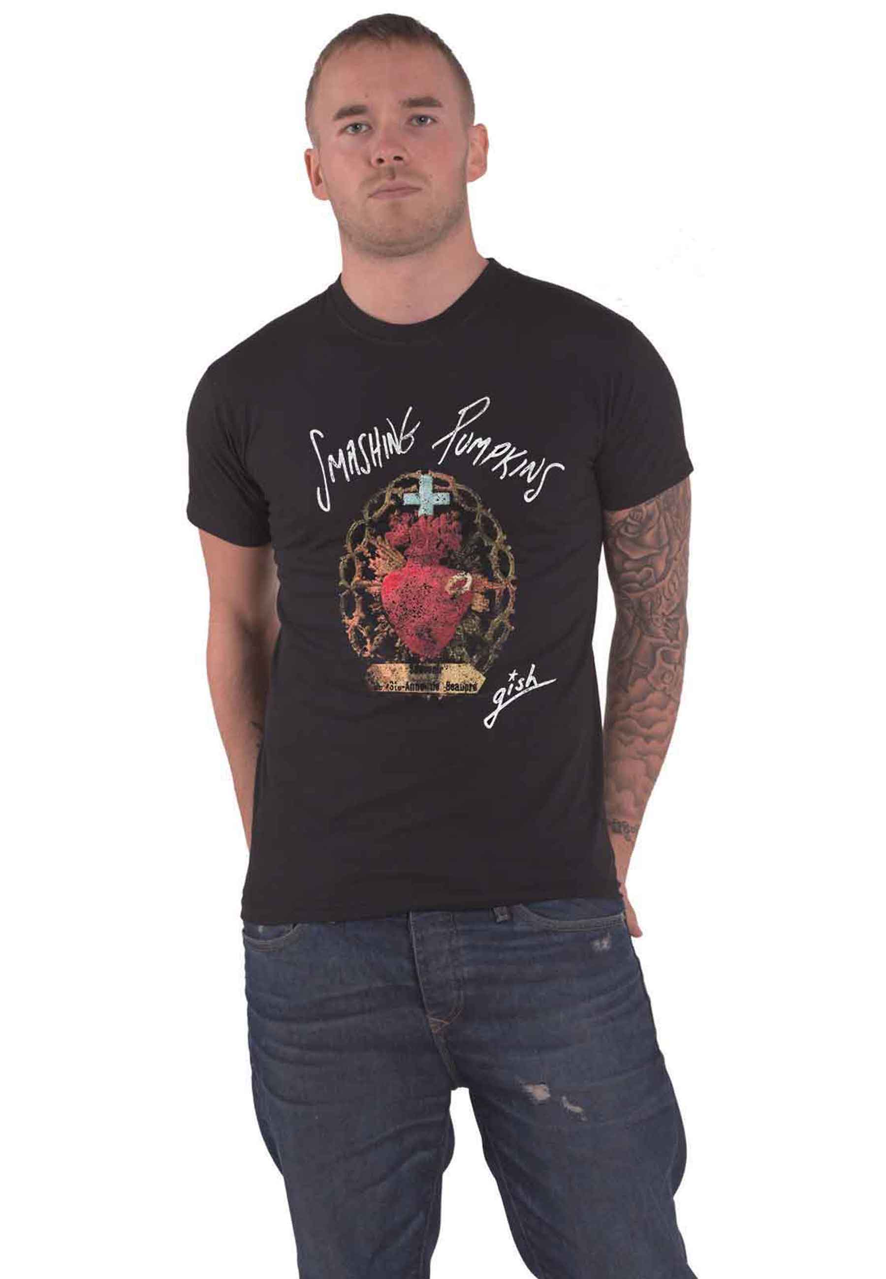Official Smashing Pumpkins T Shirt Mellon Collie Siamese Dream Band Logo Mens - Picture 19 of 24