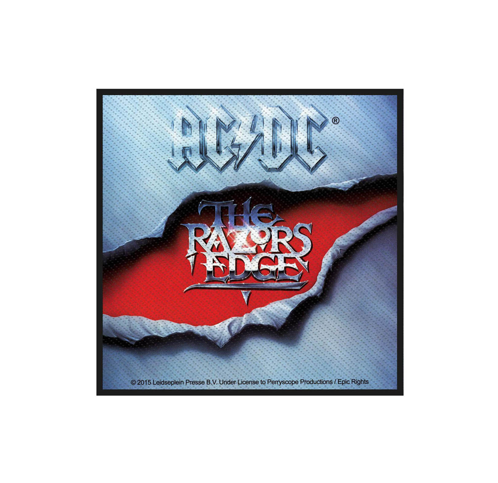 AC/DC Patch The Razors Edge Album Cover Official New Black Woven (10cm