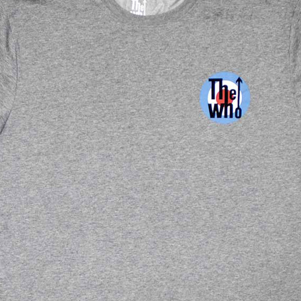 T-shirt Officiel The Who 'Target Band Logo' Tournée 2016 Quadrophenia - Homme, 100% Coton, Fabriqué Au Royaume-Uni
