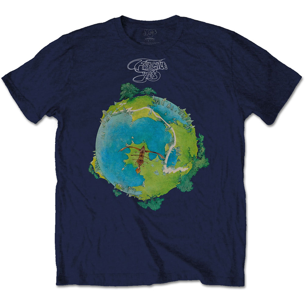 Official Yes T Shirt Fragile Band Logo Close To The Edge New Mens - Picture 12 of 29
