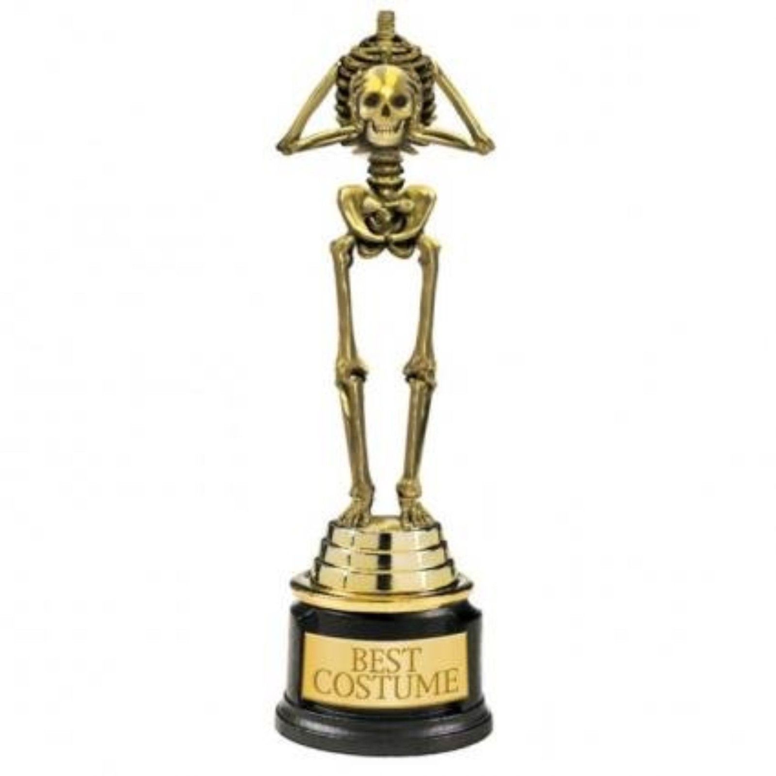 Best Skeleton Costume Award Trophy Prize Party Halloween Decoration