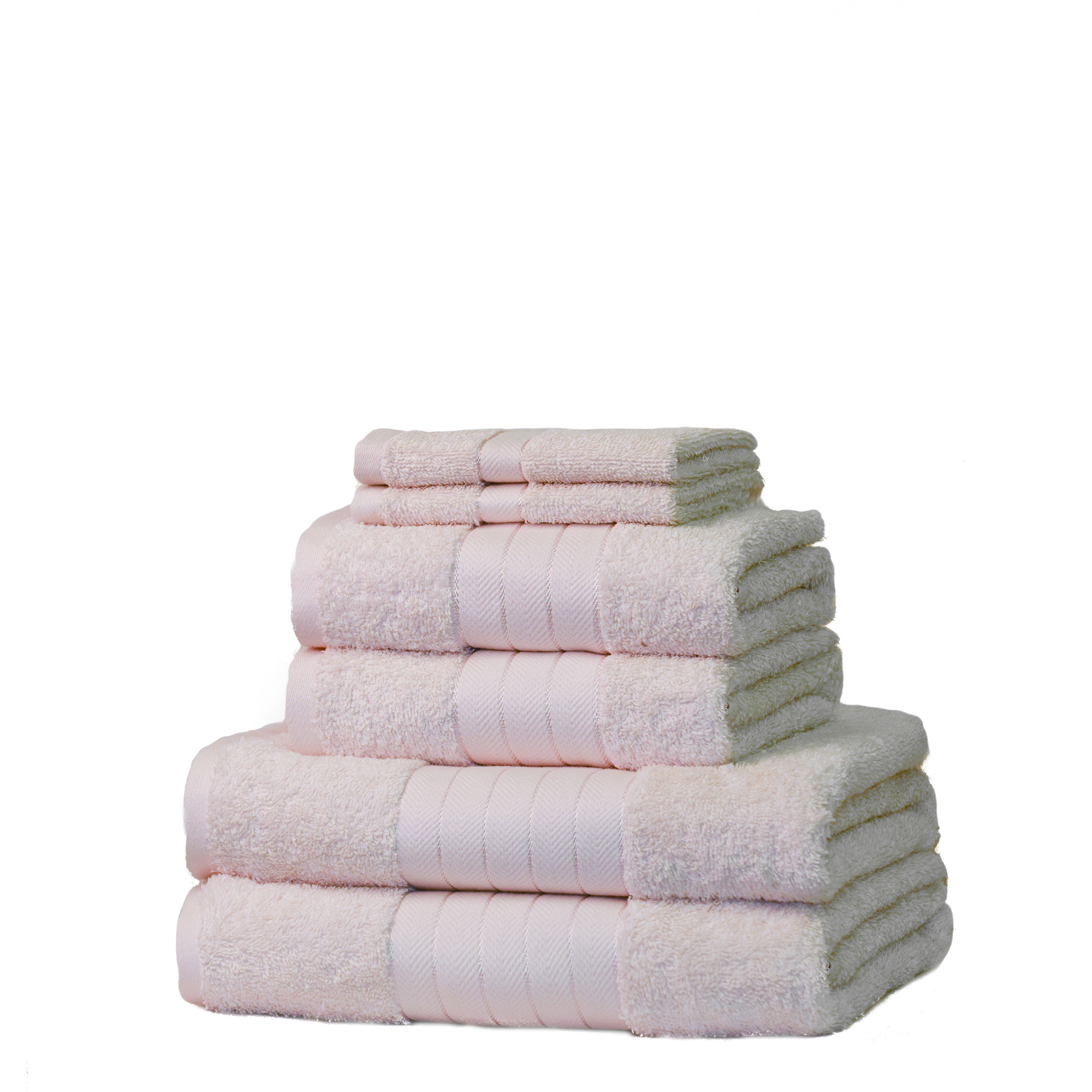Dreamscene lusso 100 cotone faccia mano bagno 6 pezzi asciugamani ... Asciugamani bagno di lusso