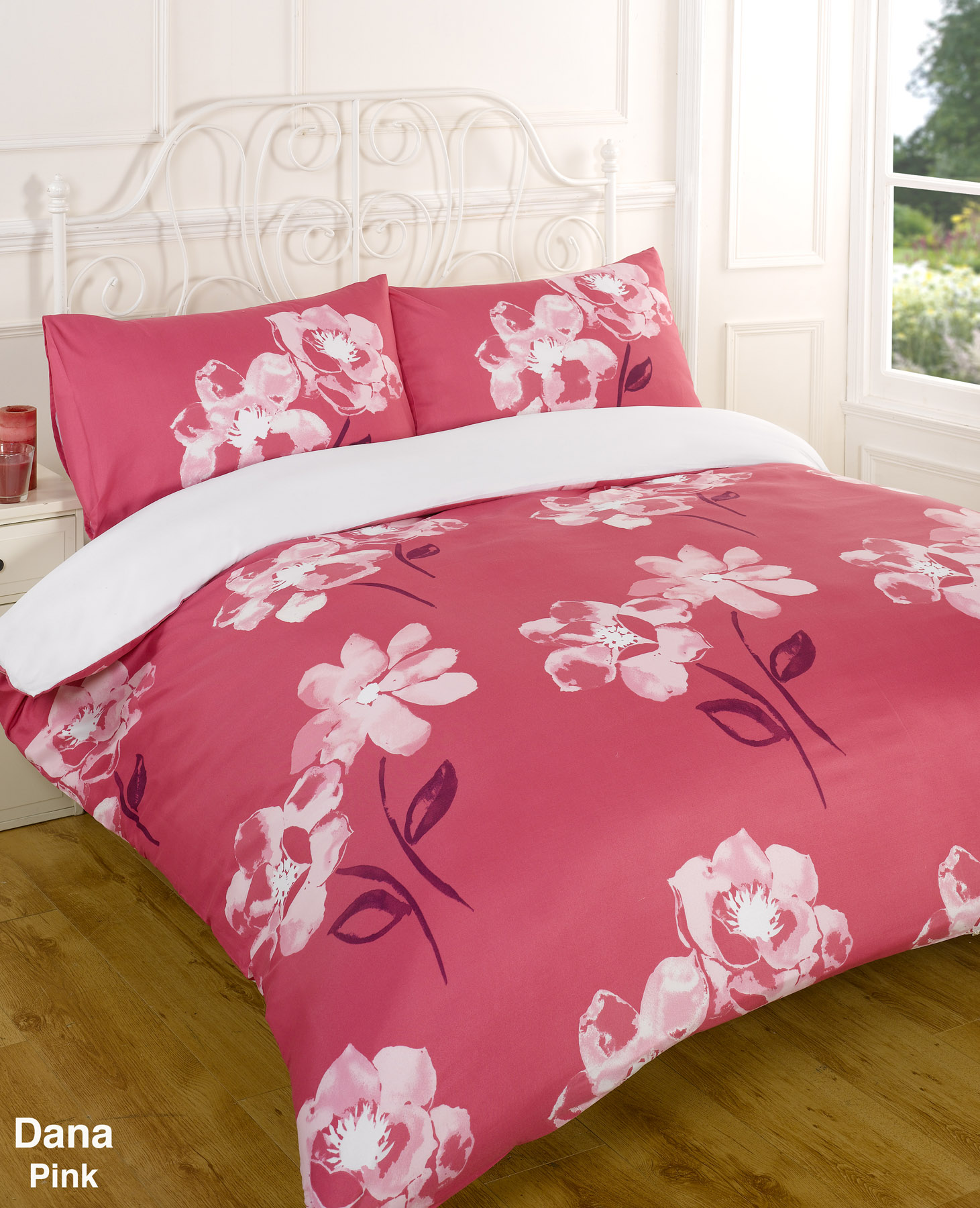 Duvet Quilt Cover Bedding Set Pink Single Double King Kingsize Super