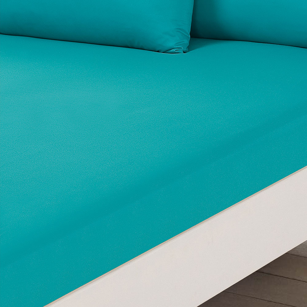 brentfords plain dyed fitted bed sheets non iron single double king individual fitted sheets