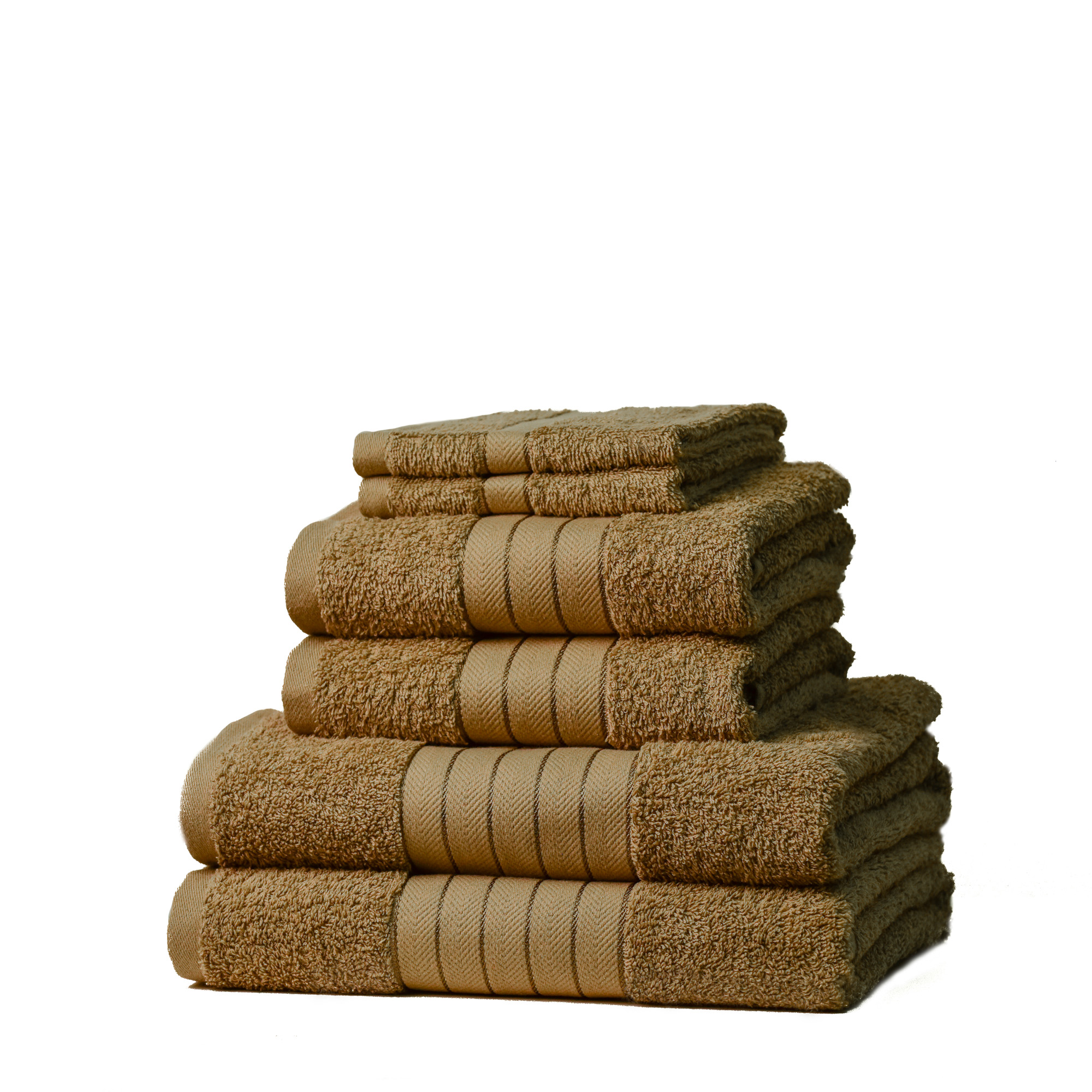 Dreamscene lusso 100 cotone faccia mano bagno 6 pezzi asciugamani ... Asciugamani bagno di lusso