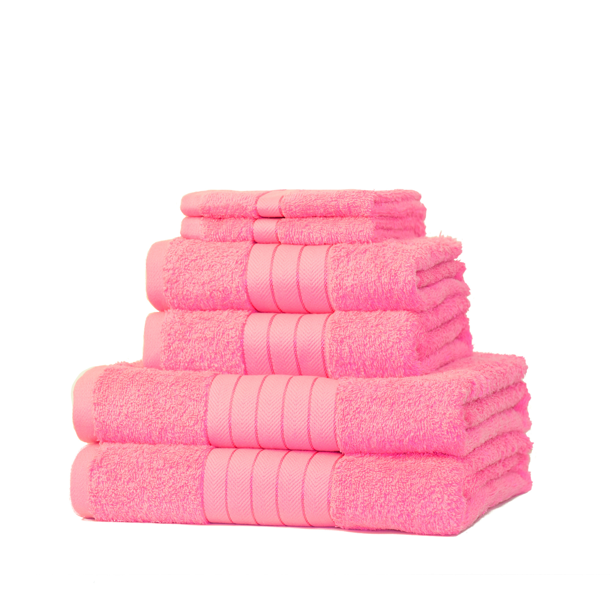 Dreamscene lusso 100 cotone faccia mano bagno 6 pezzi asciugamani ... Asciugamani bagno di lusso