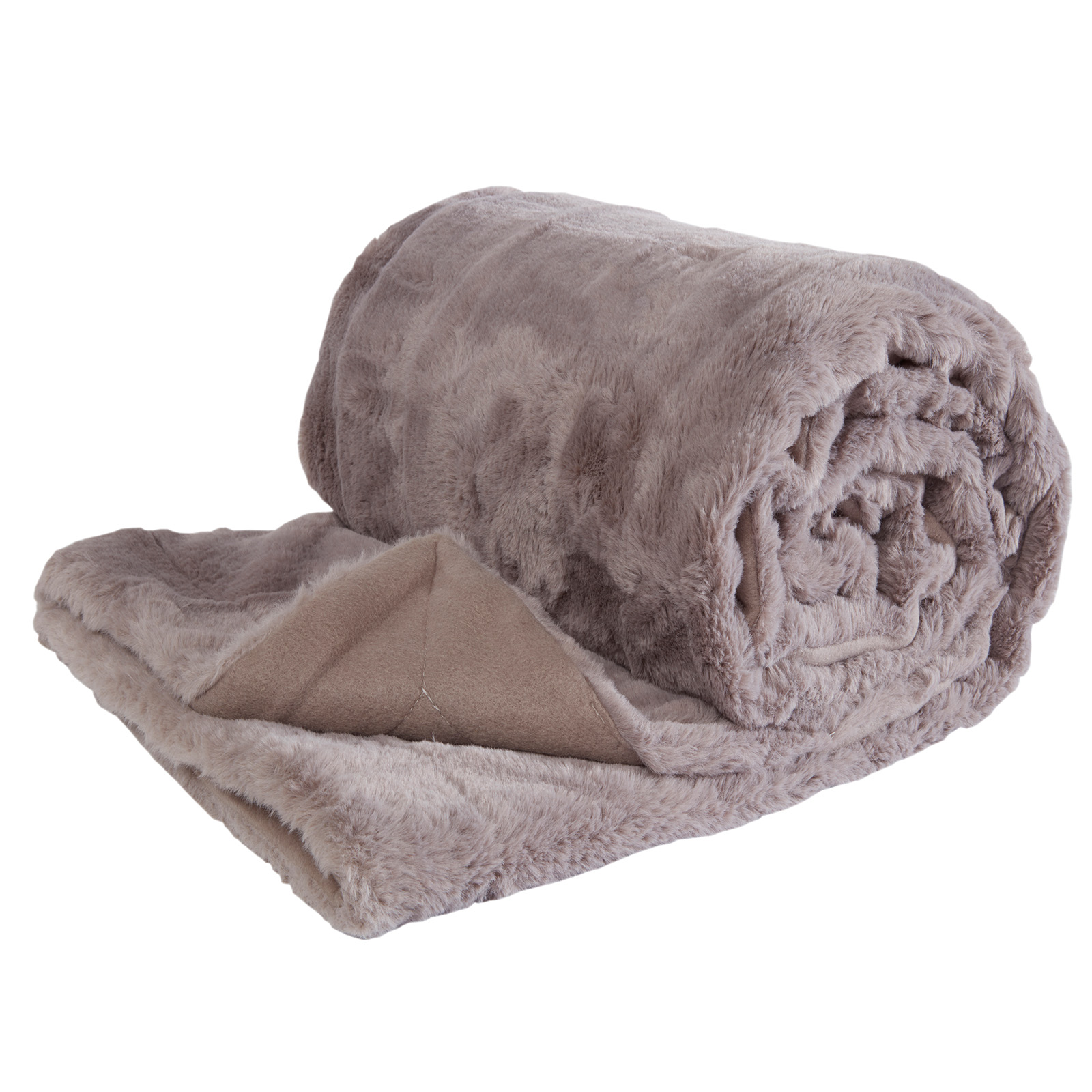 Dreamscene Luxury Large Waffle Mink Warm Throw Over Bed Soft