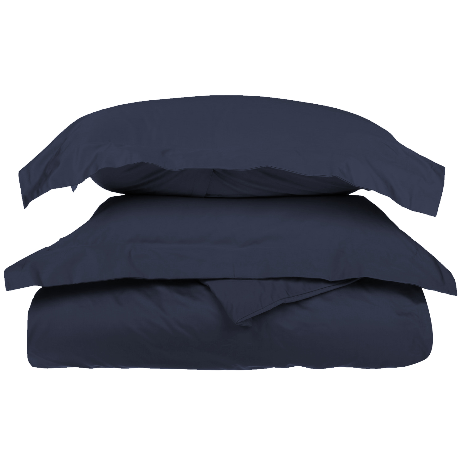 Parure De Lit 1000 Fils Coton égyptien – Queen Bleu Marine – Neuf Sous étiquettes