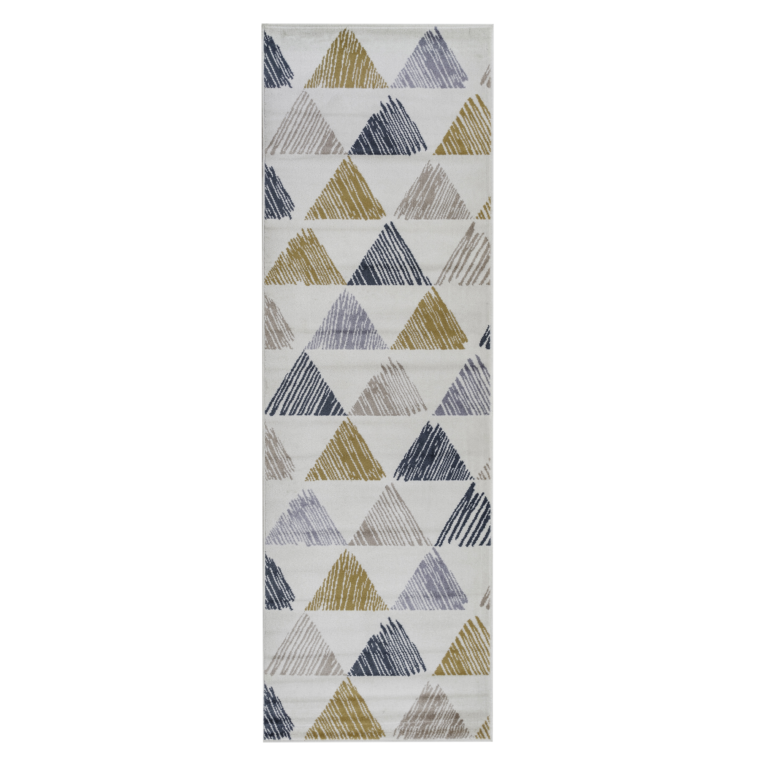 Adrija Mid-Century Modern Geometric Indoor Area Rug, Bone by Blue Nile Mills - Picture 11 of 20