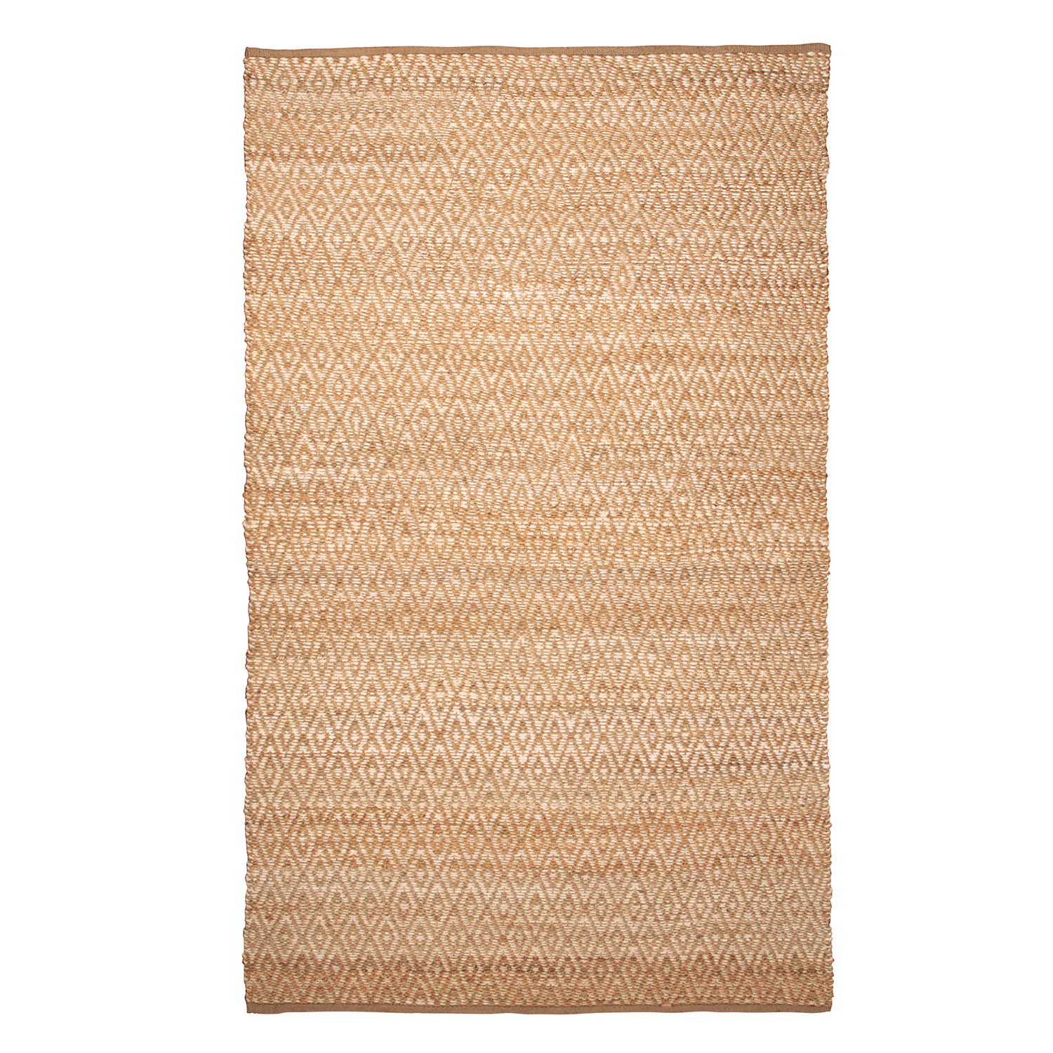 Superior Natural Diamond Collection Hand Woven Jute Rug(3x5) Ivory eBay
