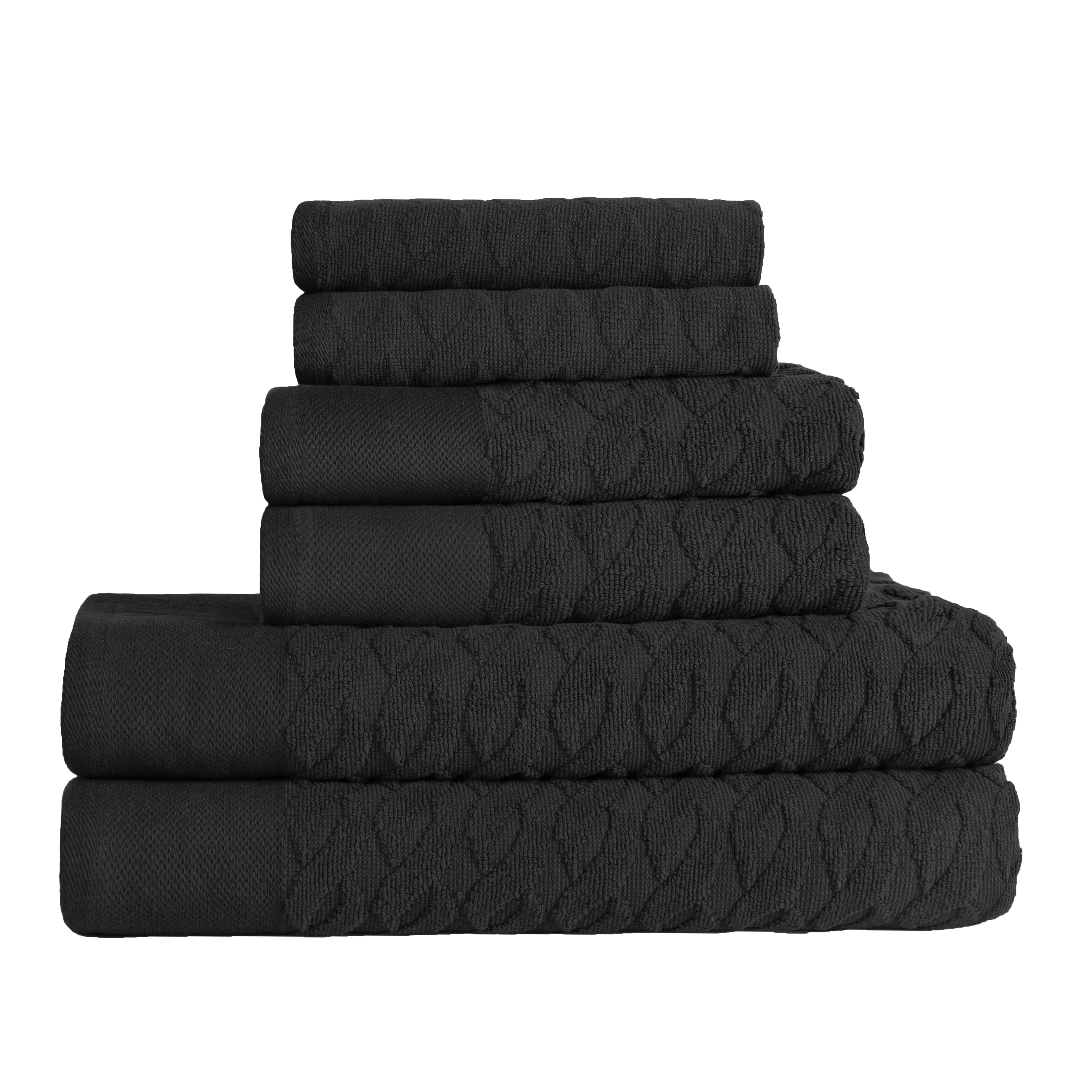 Luxuriously Soft Turkish Cotton 6-Piece Towel Set - 第 5/44 張圖片