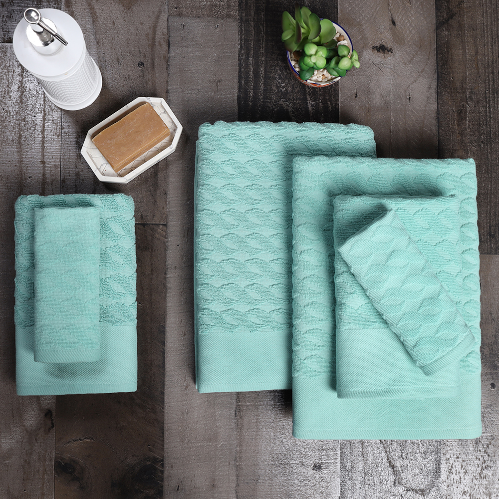 Luxuriously Soft Turkish Cotton 6-Piece Towel Set - 第 10/44 張圖片