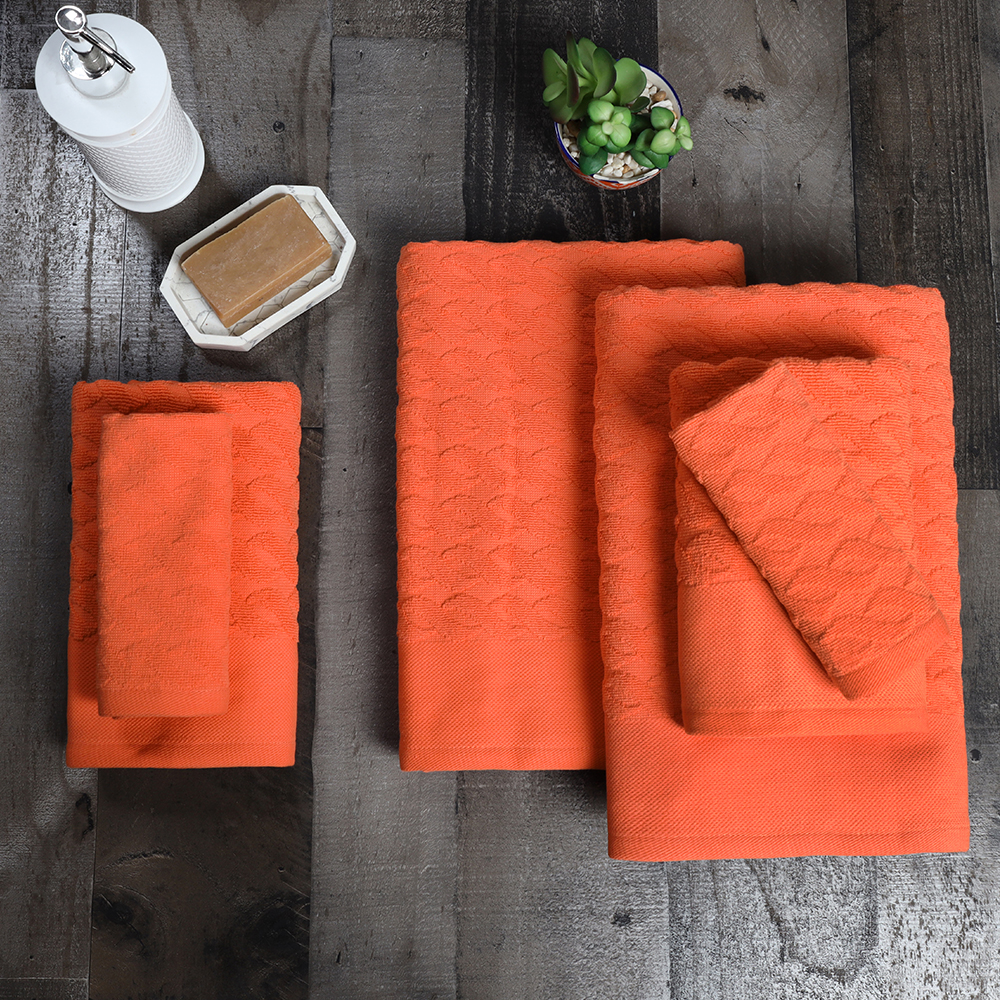 Luxuriously Soft Turkish Cotton 6-Piece Towel Set - 第 18/44 張圖片