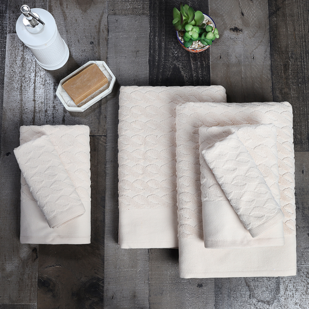 Luxuriously Soft Turkish Cotton 6-Piece Towel Set - 第 26/44 張圖片