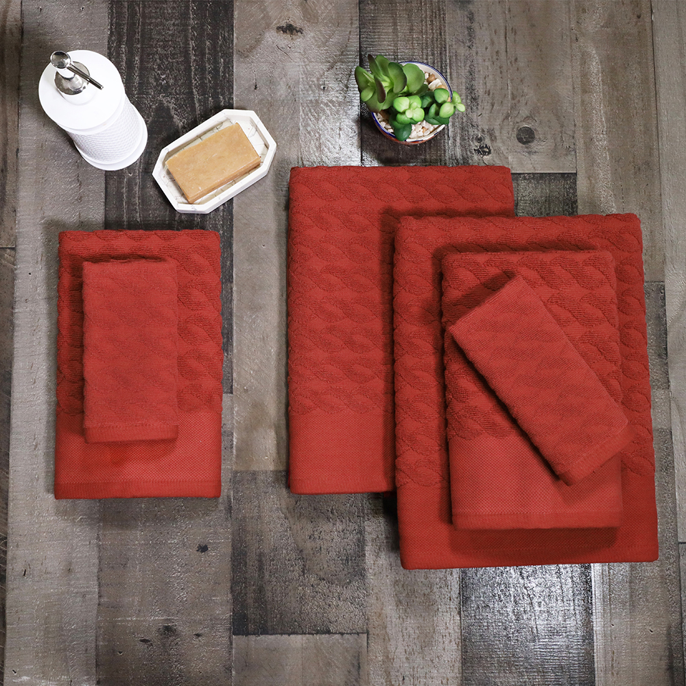 Luxuriously Soft Turkish Cotton 6-Piece Towel Set - 第 30/44 張圖片