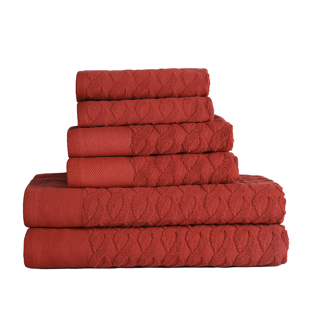 Luxuriously Soft Turkish Cotton 6-Piece Towel Set - 第 29/44 張圖片