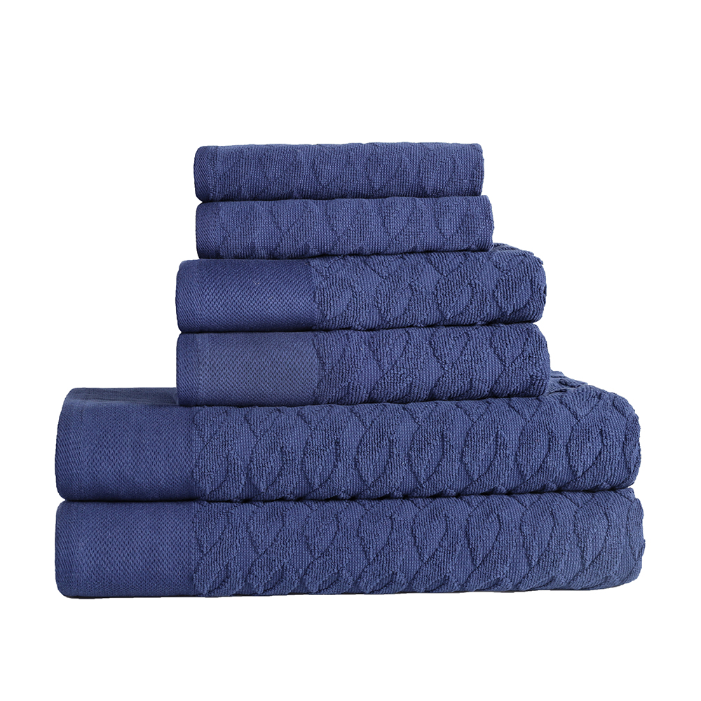 Luxuriously Soft Turkish Cotton 6-Piece Towel Set - 第 33/44 張圖片