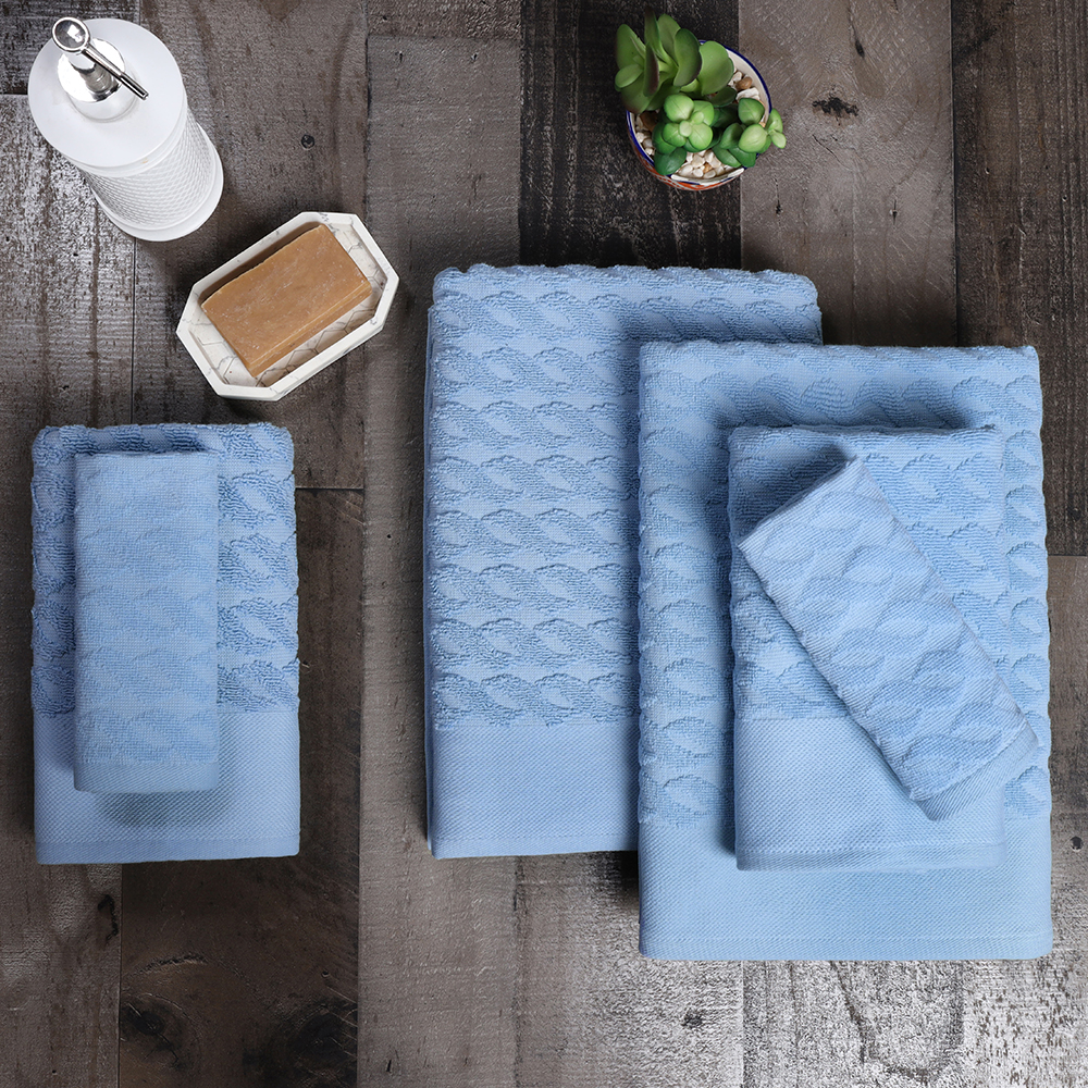 Luxuriously Soft Turkish Cotton 6-Piece Towel Set - 第 38/44 張圖片