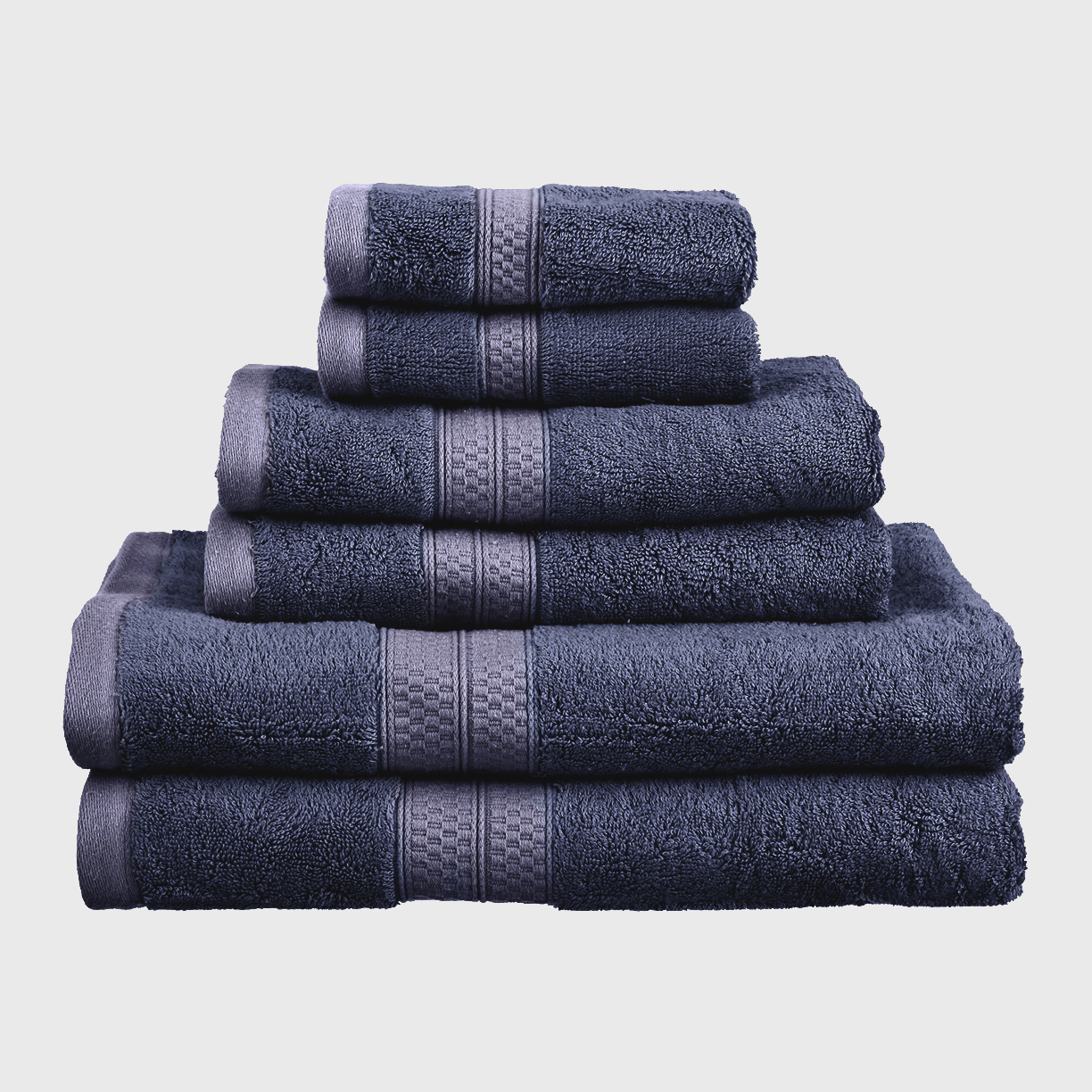 Bamboo Cotton 6Piece Bath Towel Set eBay