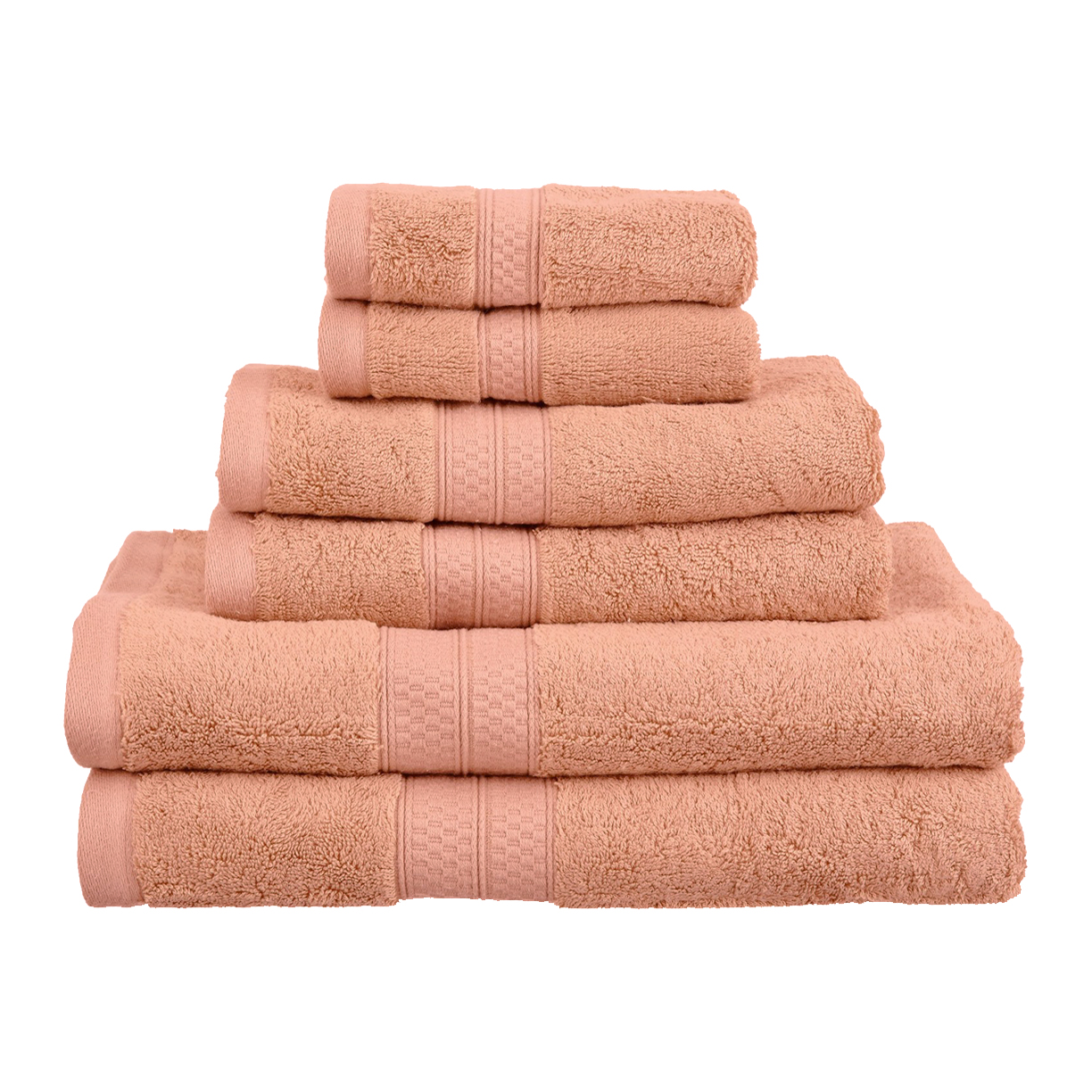 Bamboo Cotton 6Piece Bath Towel Set eBay