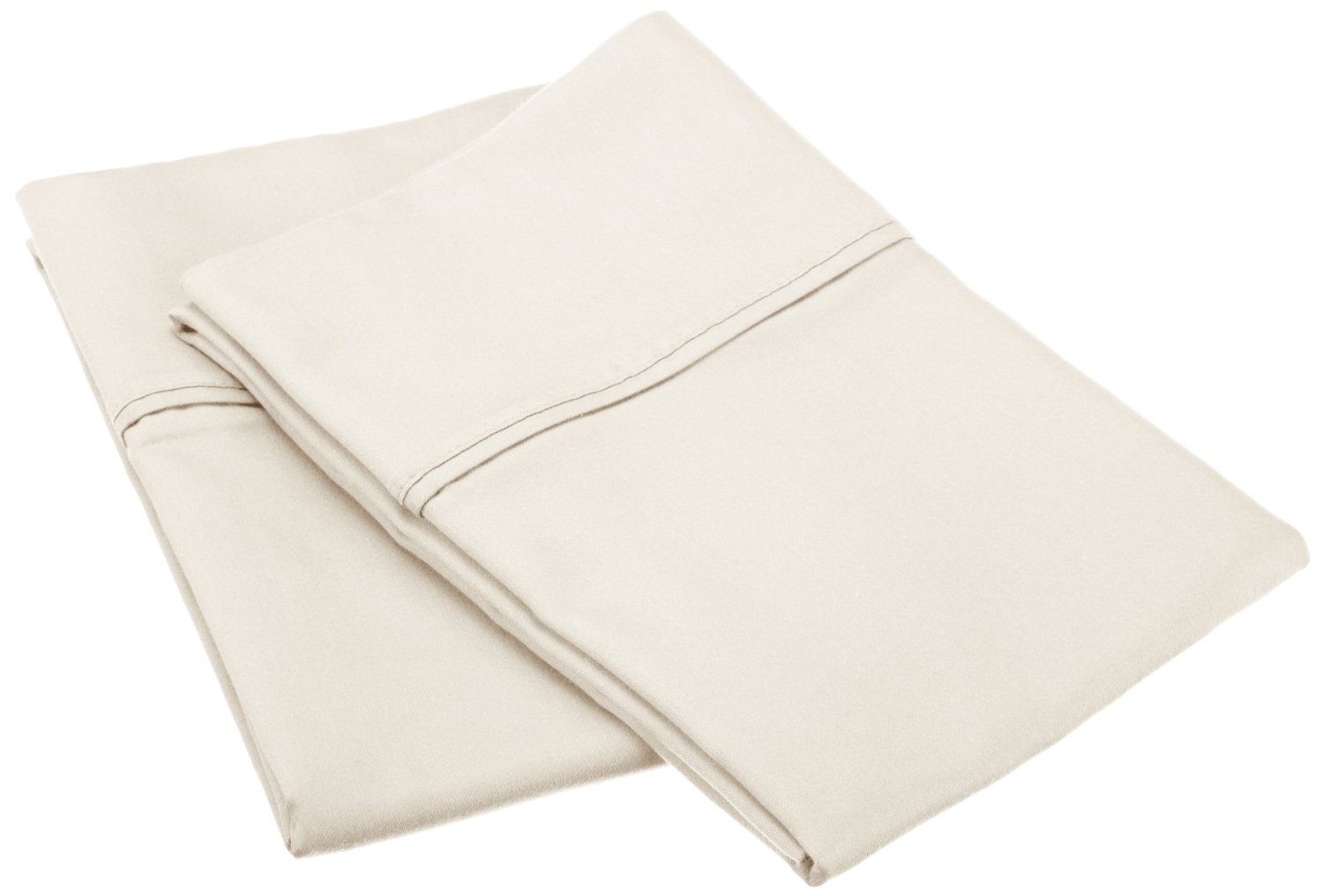 Juego de funda de almohada lisa de 2 piezas de mezcla de algodón de 800 hilos de Blue Nile Mills - Imagen 2 de 3