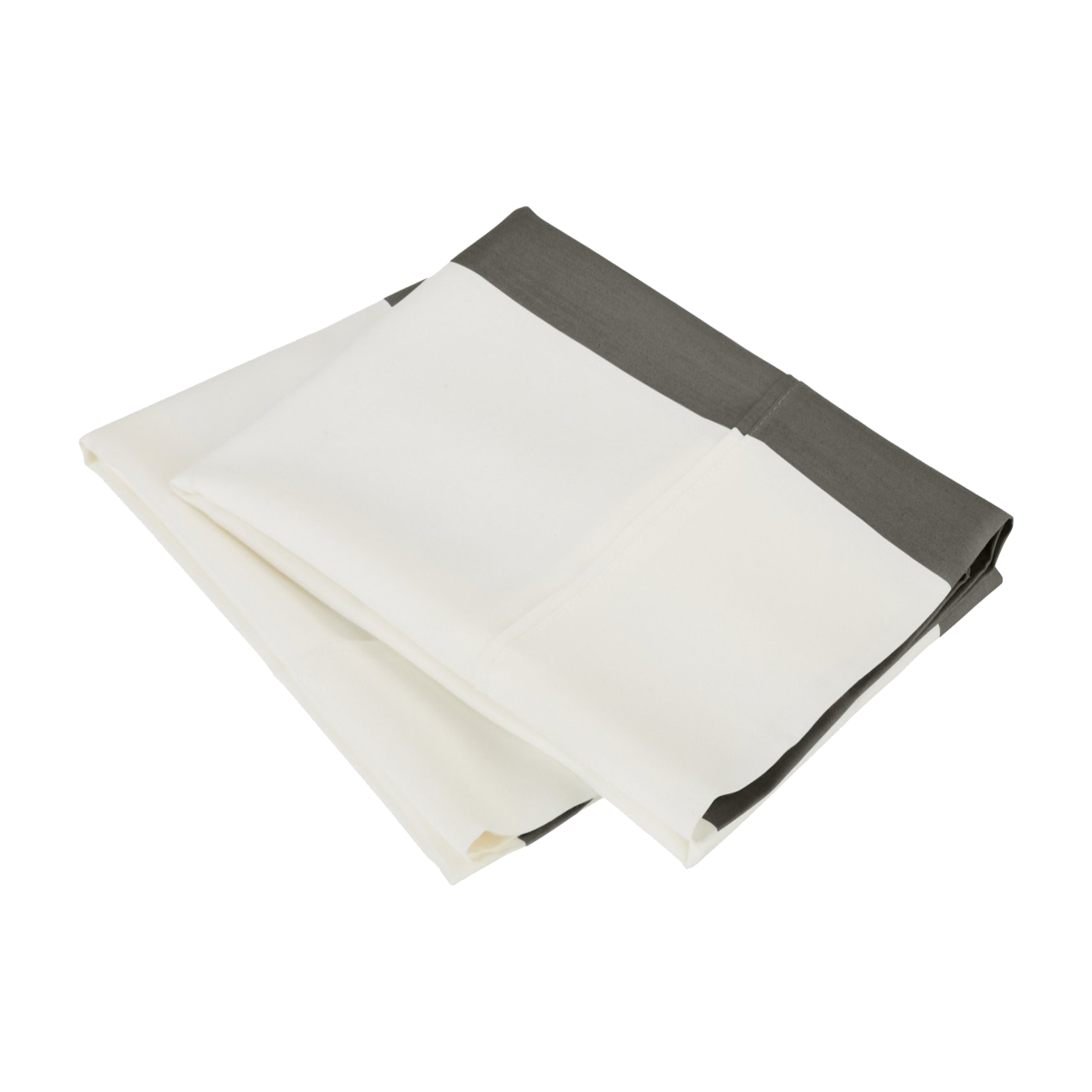 Juego de funda de almohada ultra suave transpirable moderna mezcla de algodón a rayas cabaña de 2 piezas - Imagen 3 de 7