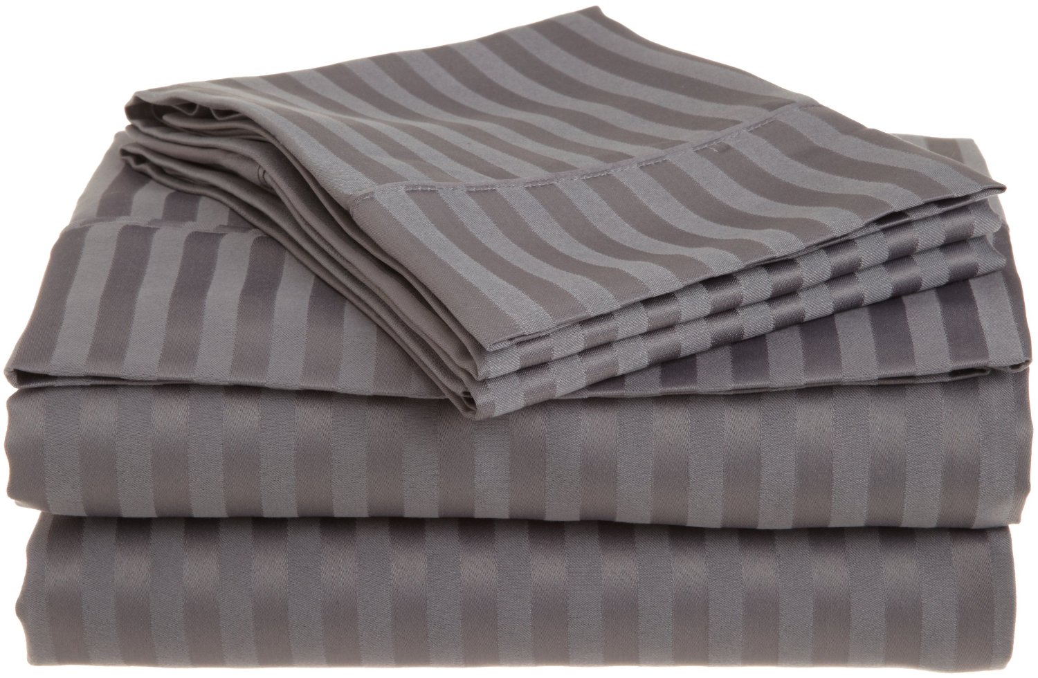 14 Colors Striped Pillowcases Wrinkle Free Microfiber 2-Piece Set Covers