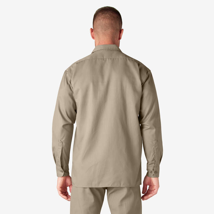 Dickies Mens Long Sleeve Twill Work Shirt Workwear - 574 - New - Picture 9 of 19